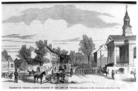 Warrenton, Virginia, lately occupied by the Army of Virginia LCCN99614170