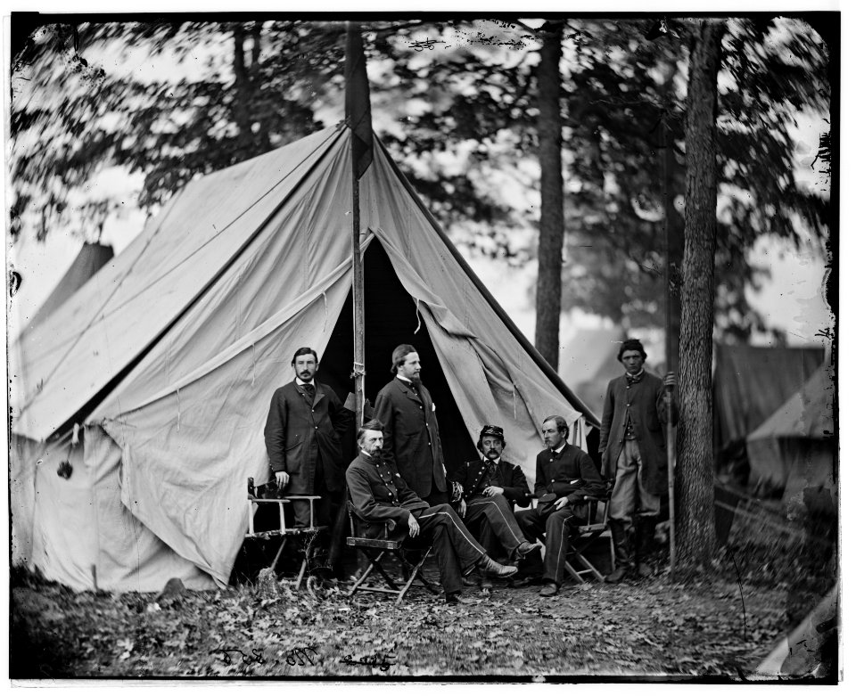 Warrenton, Va. Dr. Jonathan Letterman, medical director of the Army of the Potomac and staff LOC cwpb.03769