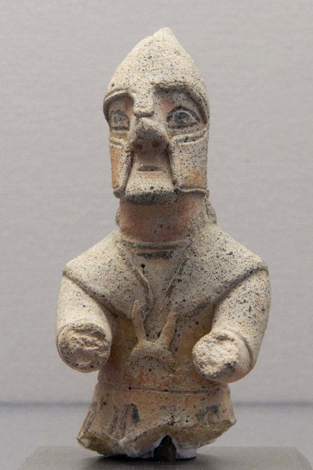 Warrior with helmet and breastplate Louvre AM239