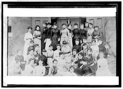Wash. High School, 1886 (Porter) LCCN2016850914