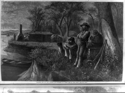 Washed out by the floods - an incident of cabin life in the west LCCN2006684326