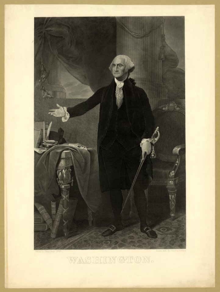 Washington - painted by Gilbert Stuart 1797. LCCN2006680115