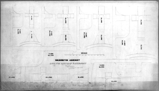 Washington Aqueduct, lugs for cast-iron water pipes LCCN2002718031