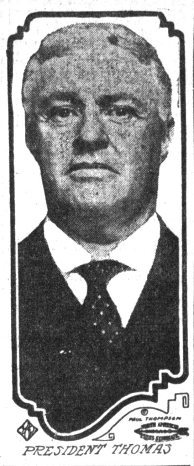 Washington B. Thomas, president, American Sugar Refining Company
