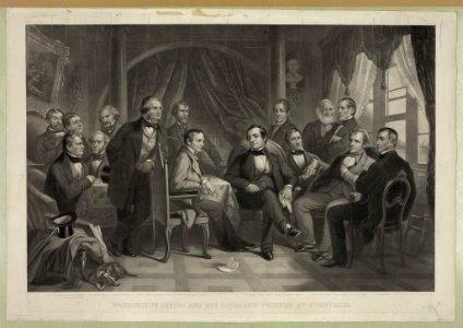 Washington Irving and his literary friends