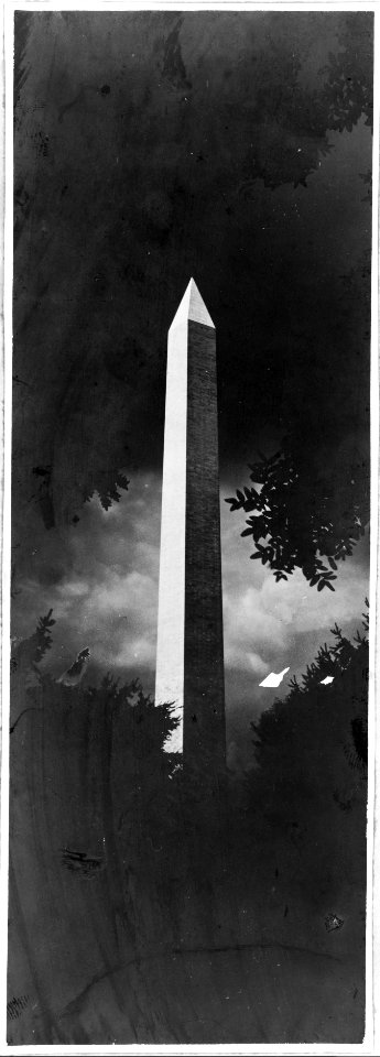 Washington Monument at night LCCN93517174