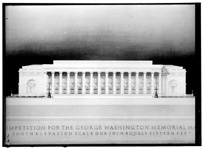 WASHINGTON MEMORIAL. DRAWINGS LOC hec.04219