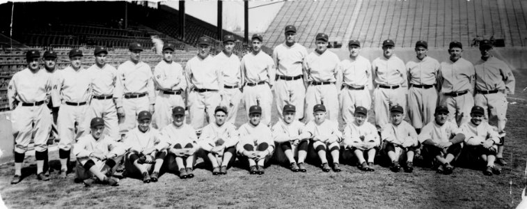 Washington Nationals baseball team posed LCCN91710425 (cropped)
