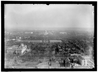 WASHINGTON MONUMENT. VIEW OF MALL FROM MONUMENT LOC hec.10491