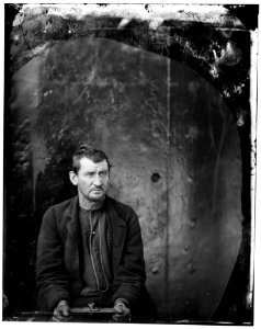 Washington Navy Yard, D.C. Edman Spangler, a 'conspirator,' manacled LOC cwpb.04221