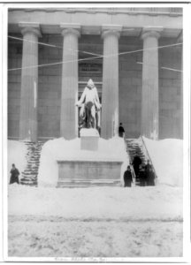 Washington Statue, Sub-treasury, New York City LCCN96510937 photo