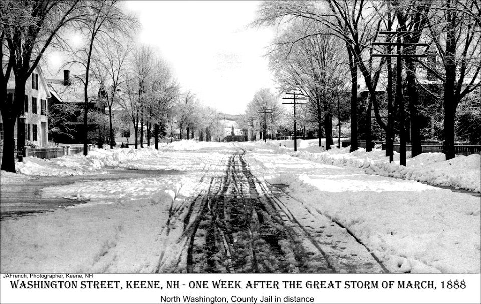 Washington Street after the Blizzard of 1888 (4443857256)