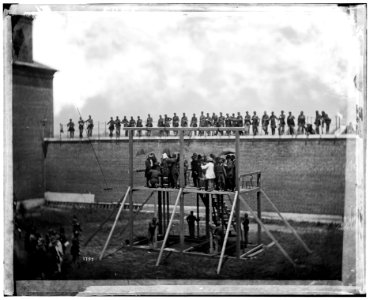 Washington, D.C. Adjusting the ropes for hanging the conspirators LOC cwpb.04229