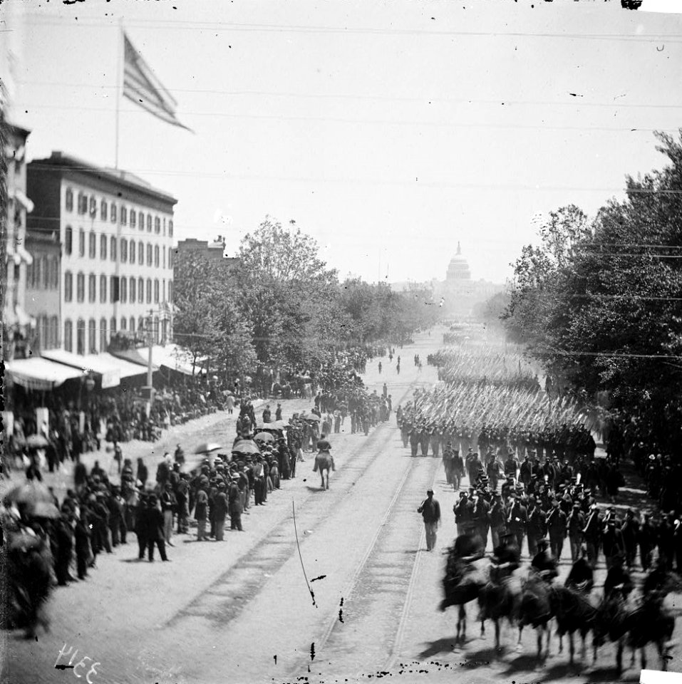 Washington, D.C. Infantry units with fixed bayonets