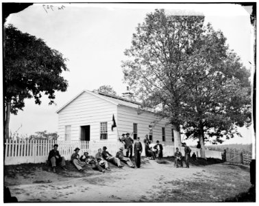 Washington, D.C. Hospitals, Signal Corps camp quarters near Georgetown LOC cwpb.04172