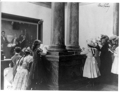 Washington, D.C., grade school children on tour in the U.S. Capitol LCCN2001703715