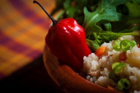 Rice green vegetable