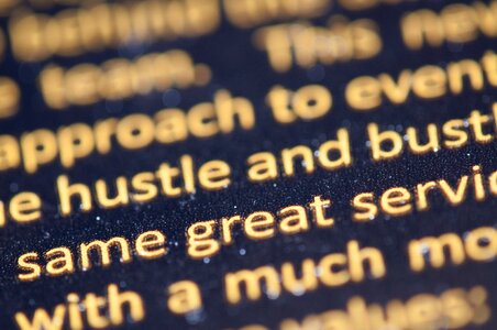 Typography quotation yellow