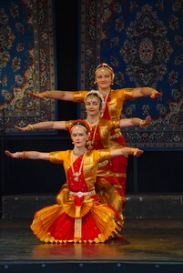 Costume ethnic dancing