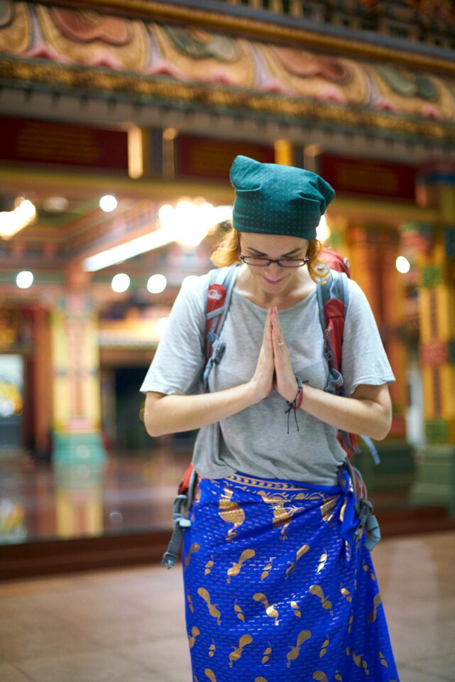 Woman young prayer