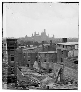 Washington, District of Columbia. Buildings destroyed by great fire where Col. Ellsworth's Zouaves distinguished themselves LOC cwpb.01462