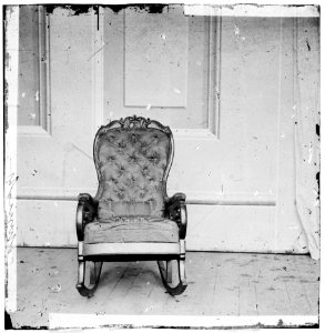 Washington, District of Columbia. Chair occupied by Lincoln when assassinated LOC cwpb.02963