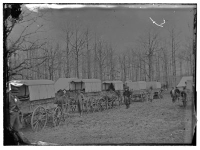Washington, District of Columbia. Ambulance train at Harewood Hospital. Miller. (v.7, p. 313 - Ambulance train at City Point, Va.) LOC cwpb.01354
