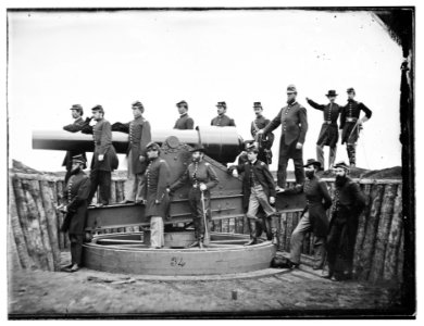 Washington, District of Columbia. Officers of 3d Regiment Massachusetts Heavy Artillery photo