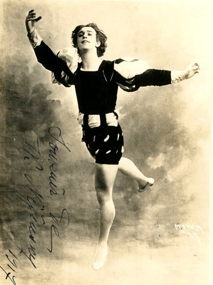 Waslav Nijinsky, ballet dancer (SAYRE 7511)