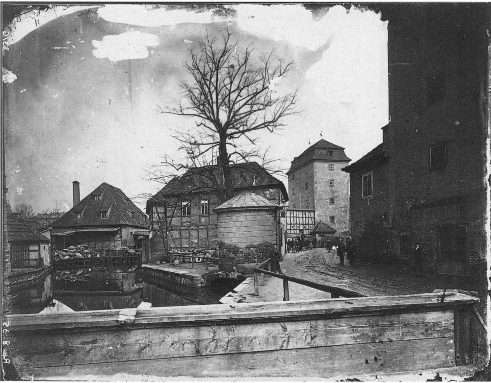 Wasserkunst Nonnenmuehle Leipzig 1875