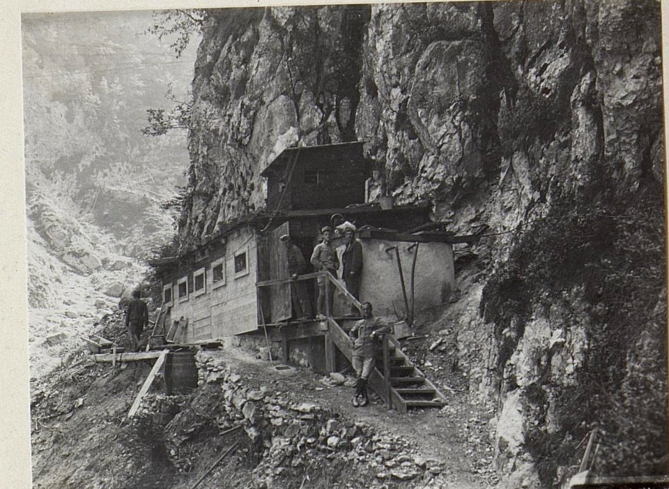 Wasserleitunganlage Cismon-Beretta..2.Pumpstation (Außenansicht.) (BildID 15645286)