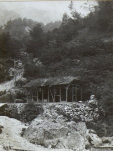 Wasserleitungsanlage Stizzonetal Kote 433. Fontana Secca. (1. Pumpstation.) (BildID 15645346)