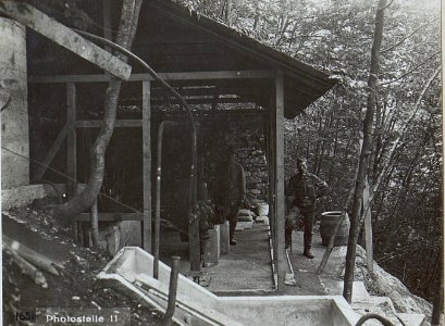 Wasserleitungsanlage Stizzonetal Kote 433. Fontana Secca. (2. Pumpstation.) (BildID 15645363)