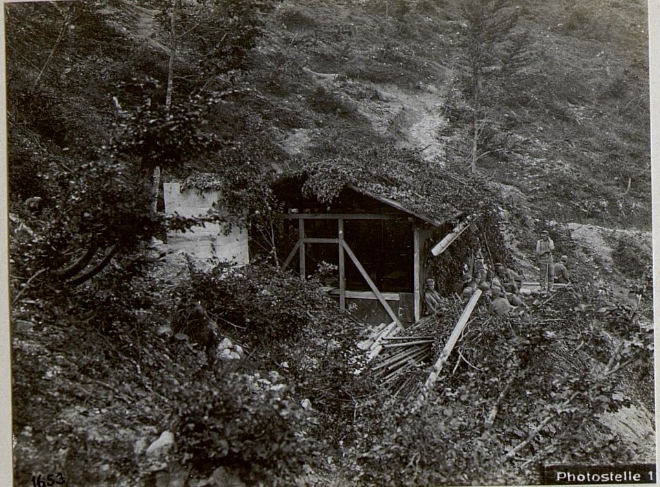 Wasserleitungsanlage Stizzonetal Kote 433. Fontana Secca.(4.Pumpstation.) (BildID 15645380)
