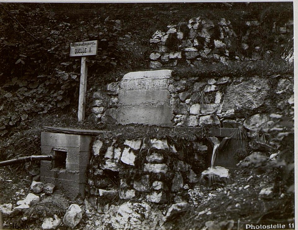 Wasserleitungsanlage Stizzonetal-Kote 433.(Quellenfassung.) (BildID 15645405)