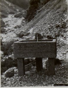 Wasserleitungsanlage Stizzonetal-Kote 433 .(Wasserbecken.) (BildID 15645455)