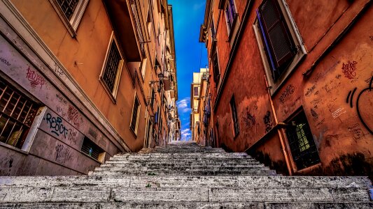 Frascati rome stairs photo