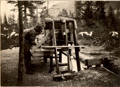Wasserschöpfwerk in der Seissera beim kgl.ung.Lst.Baon Nr.1-7.Aufgenommen am 3.6.1916. (BildID 15475027)