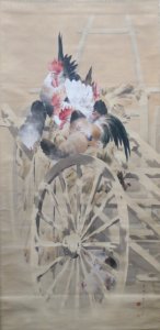 Fowl in Snow by Watanabe Seitei, 1893
