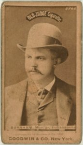Watch Burnham, Indianapolis Hoosiers, baseball card portrait LCCN2007686538