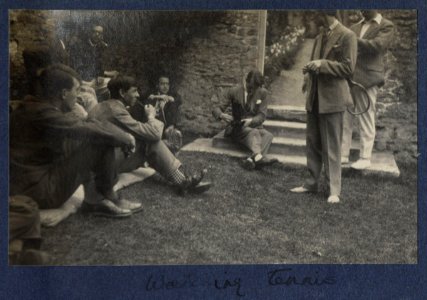Watching tennis by Lady Ottoline Morrell photo