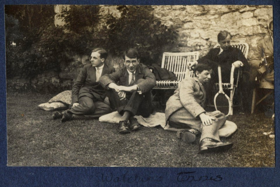 Watching tennis by Lady Ottoline Morrell 2