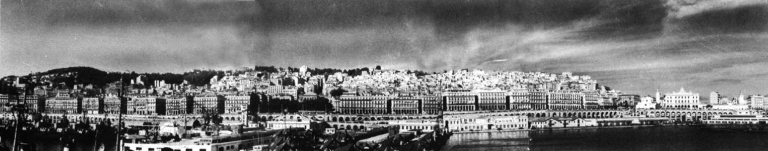 Waterfont of Algiers, Algeria, in 1952