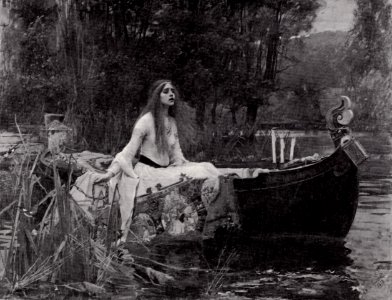 Waterhouse, John William - Die Lady von Shalott (Zeno Fotografie)