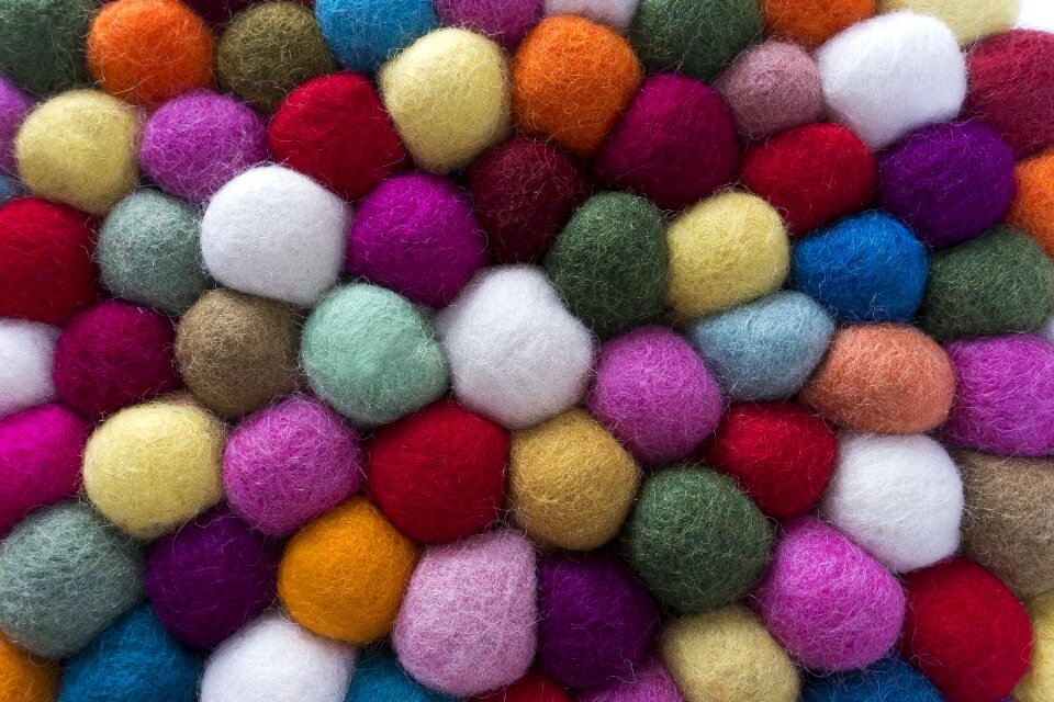 Natural product natural fiber colorful