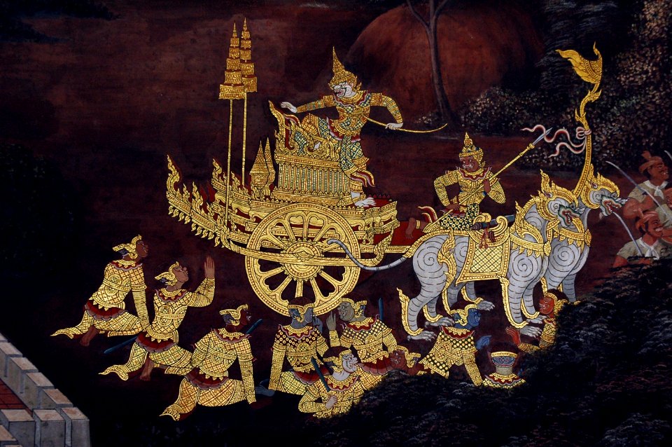 WatPhraKeaw Ramayana Chariot