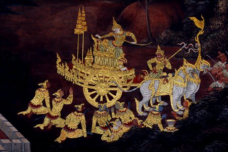 WatPhraKeaw Ramayana Chariot