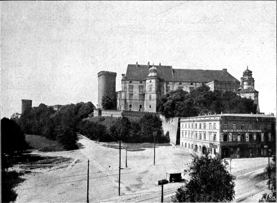 Wawel from the East (Cracow - Lepszy, page 149 crop)