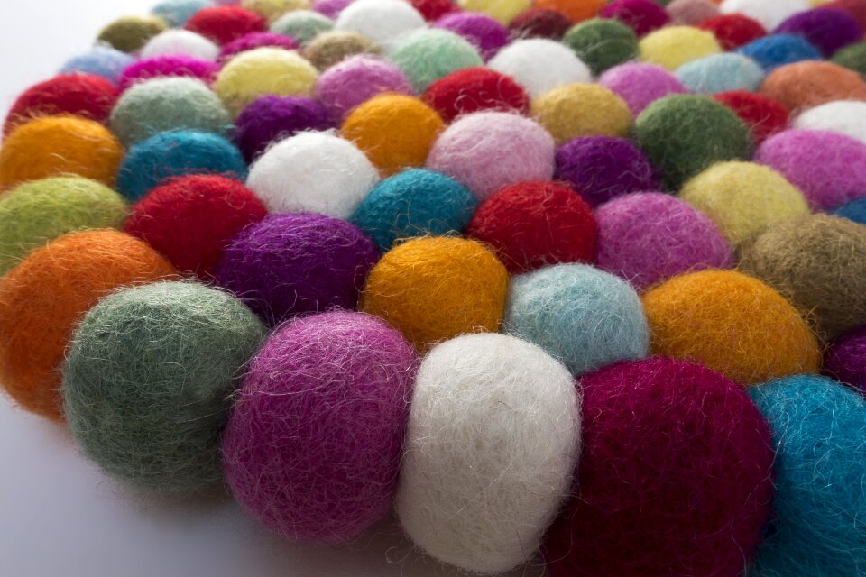 Natural product natural fiber colorful