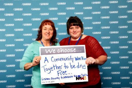 We choose...A community working togehter to be drug free...Graham County Substance Abuse Coaltion (18135906666)